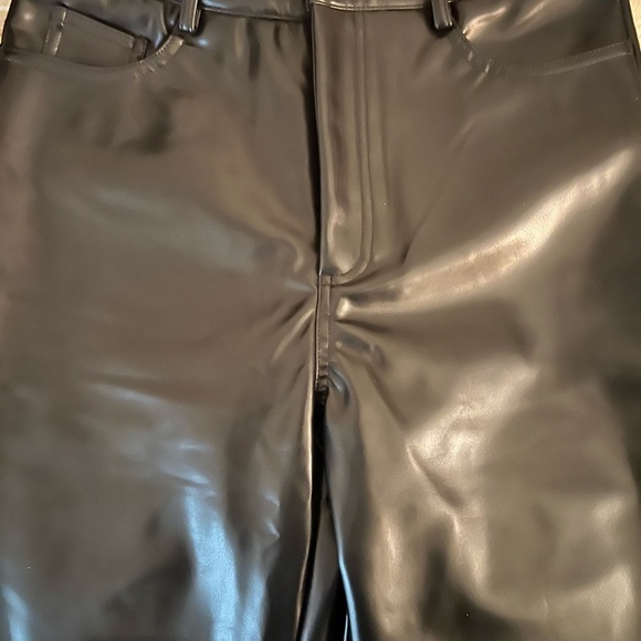 Commense-High waisted Faux Leather pants , Size Small, currently on website NWT - Picture 7 of 11
